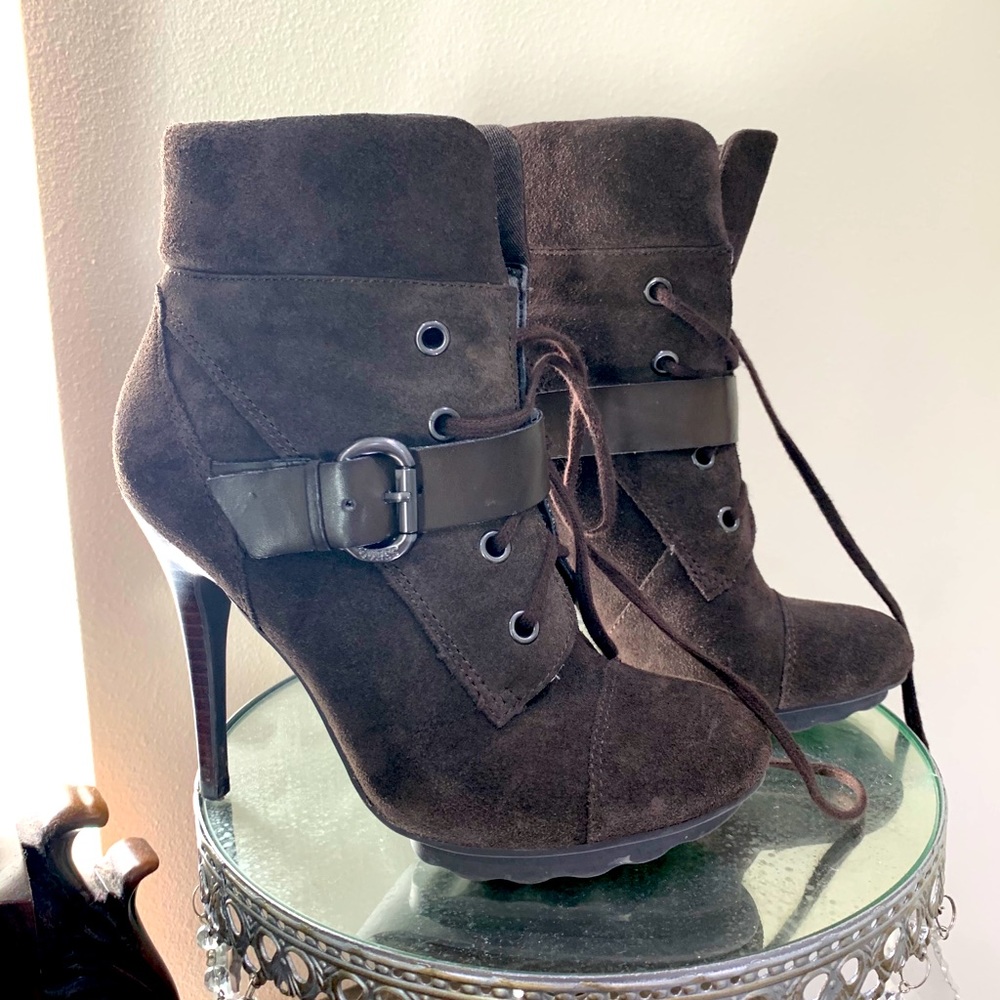 Suede Booties